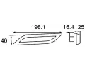 HELLA Světlo zpátečky HE 2ZR013401-091, 2ZR 013 401-091