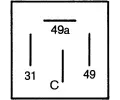 HELLA Peruova blinkru HE 4DB001887-041, 4DB 001 887-041