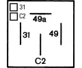 HELLA Peruova blinkru HE 4DM003360-021, 4DM 003 360-021