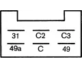 HELLA Peruova blikae HE 4DN008768-117, 4DN 008 768-117