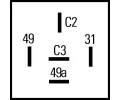 HELLA Peruova blinkru HE 4DN009492-101, 4DN 009 492-101