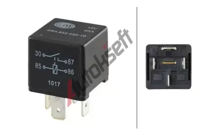 HELLA Relé - pracovní proud HE 4RA933332-101, 4RA 933 332-101  HELLA Relé - pracovní proud HE 4RA933332-101, 4RA 933 332-101