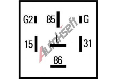 HELLA Vstran upozornn na rozsvcen svtla HE 5SA005017-031, 5SA005017-031