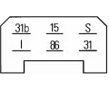 HELLA Relé - interval stírání/ostřikování HE 5WG002450-287, 5WG 002 450-287