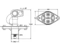 HELLA Hlavn spna baterie HE 6EK002843-121, 6EK 002 843-121