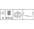 HELLA Spna - svtlo zpteky HE 6LF007356-001, 6LF 007 356-001