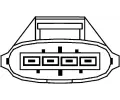 HELLA Lambda sonda HE 6PA009166-501, 6PA 009 166-501