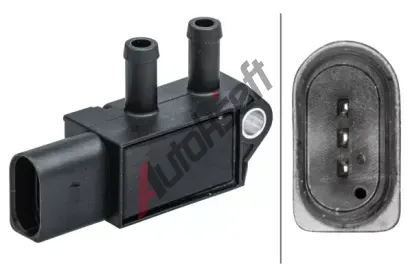 HELLA Senzor tlaku vfukovch plyn HE 6PP009409-631, 6PP 009 409-631