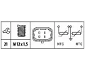 HELLA Senzor teploty chladic kapaliny HE 6PT009309-581, 6PT 009 309-581