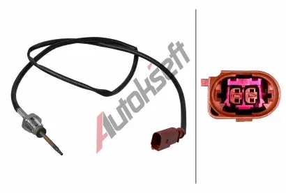 HELLA �idlo teploty v�fukov�ch plyn� HE 6PT358226-501, 6PT 358 226-501
