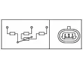 HELLA Senzor - poloha krtic klapky HE 6PX008476-461, 6PX 008 476-461