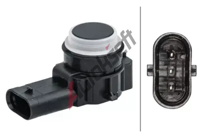 HELLA Parkovac senzor HE 6PX358141-691, 6PX 358 141-691