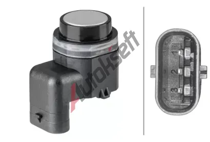 HELLA Parkovac senzor HE 6PX358141-841, 6PX 358 141-841