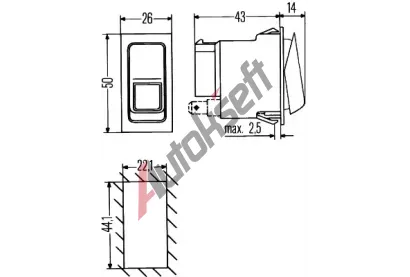 HELLA spna HE 6RH007832-351, 6RH 007 832-351