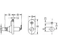 HELLA Spna - dven kontakt HE 6ZF004365-031, 6ZF 004 365-031