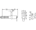 HELLA Spna dvenho kontaktu HE 6ZF007239-001, 6ZF 007 239-001