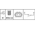 HELLA Spna - svtlo zpteky HE 6ZF008621-141, 6ZF 008 621-141