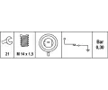 HELLA Olejov tlakov spna HE 6ZL003259-601, 6ZL 003 259-601