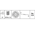 HELLA Olejov tlakov spna HE 6ZL007675-001, 6ZL 007 675-001