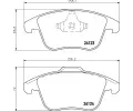 HELLA Sada brzdovch destiek ‐ HE 8DB355012-891