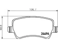HELLA Sada brzdov�ch desti�ek&nbsp;&dash;&nbsp;HE 8DB355025-401