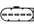 HELLA Snma mnostv protkajcho vzduchu HE 8ET009149-001, 8ET 009 149-001