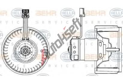 HELLA Vnitn ventiltor HE 8EW009157-171, 8EW 009 157-171