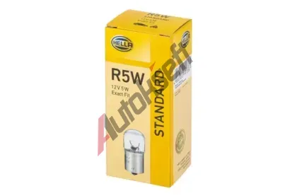 HELLA rovka R5W 12V 5W BA15s HE 8GA002071-121, 8GA 002 071-121