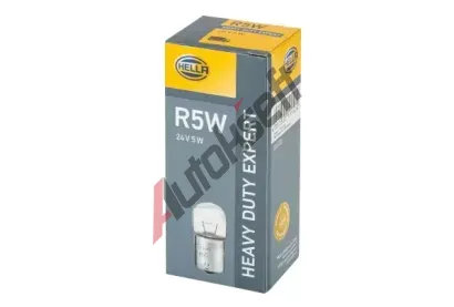 HELLA rovka R5W 24V 5W BA15s HE 8GA002071-261, 8GA 002 071-261