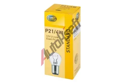 HELLA rovka P21/4W 12V 21/4W BAZ15d HE 8GD004772-121, 8GD 004 772-121