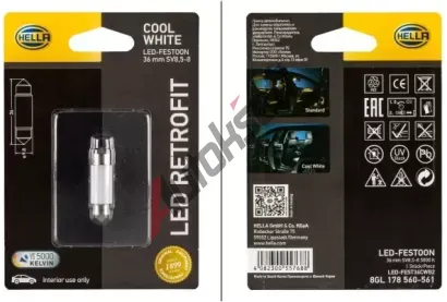 HELLA rovka osvtlen vnitnho prostoru HE 8GL178560-561, HE 8GL 178 560-561