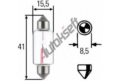 HELLA rovka 12V 15W SV8,5 HE 8GM002091-141, 8GM 002 091-141