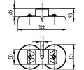 HELLA Drk - pracovn svtlomet HE 8HG004806-001, 8HG 004 806-001