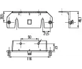 HELLA Drk, bon obrysov svtlo HE 8HG160409-002, 8HG 160 409-002