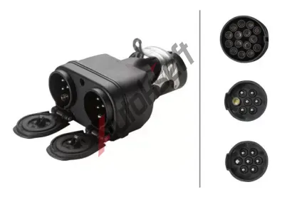 HELLA Adaptr zsuvky z 15 na 7/7 HE 8JA005952-061, 8JA 005 952-061