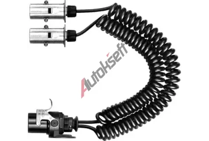 HELLA Kabel adaptéru, zásuvka přívěsu z 15 na 7/7 HE 8JA005952-081, 8JA 005 952-081 HELLA Kabel adaptéru, zásuvka přívěsu z 15 na 7/7 HE 8JA005952-081, 8JA 005 952-081