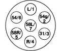 HELLA Zsuvka HE 8JB001941-001, 8JB 001 941-001