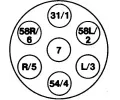 HELLA Zsuvka HE 8JB003833-031, 8JB 003 833-031