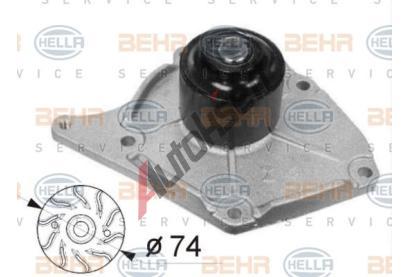HELLA Vodní čerpadlo BEHR HELLA SERVICE Version ALTERNATIVE HE 8MP376800-514, 8MP 376 800-514  HELLA Vodní čerpadlo BEHR HELLA SERVICE Version ALTERNATIVE HE 8MP376800-514, 8MP 376 800-514