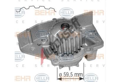 HELLA Vodn erpadlo BEHR HELLA SERVICE Version ALTERNATIVE HE 8MP376801-364, 8MP 376 801-364