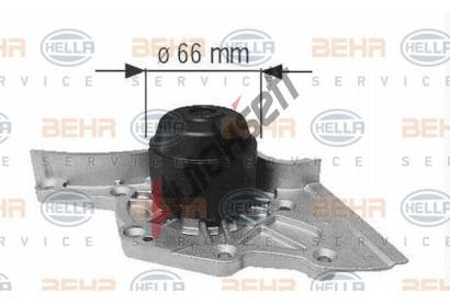 HELLA Vodn erpadlo BEHR HELLA SERVICE Version ALTERNATIVE HE 8MP376802-514, 8MP 376 802-514