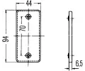 HELLA Odrazka HE 8RA003326-001, 8RA 003 326-001