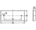 HELLA Odrazka HE 8RA003734-101, 8RA 003 734-101