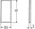 HELLA Odrazka HE 8RA004412-001, 8RA 004 412-001