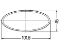 HELLA Odrazka HE 8RA343160-002, 8RA 343 160-002