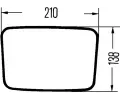 HELLA Vnj zptn zrctko HE 8SB003609-061, 8SB 003 609-061
