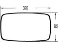 HELLA Vnj zptn zrctko HE 8SB560991-061, 8SB 560 991-061