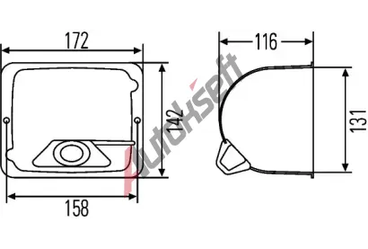 HELLA Pouzdro hlavn�ho sv�tlometu HE 9BG127426-001, 9BG 127 426-001