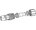 Sada kabelovch konektor HELLA ‐ HE 9XX340879-001