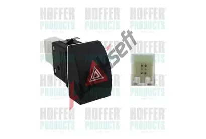 HOFFER Vypínač výstražných blikačů HFR 2103665, 2103665 HOFFER Vypínač výstražných blikačů HFR 2103665, 2103665